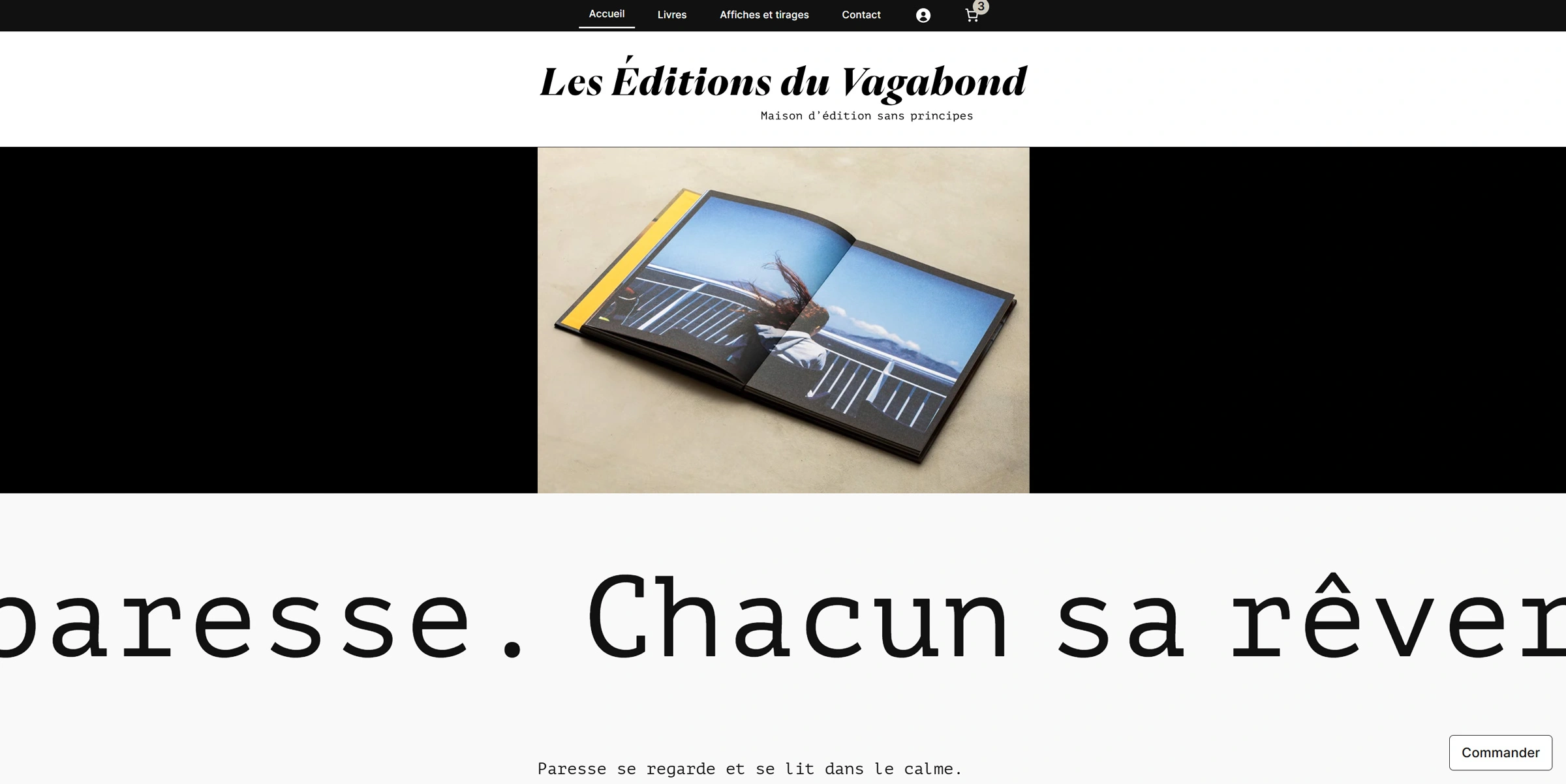 Les Éditions du Vagabond — Paresse